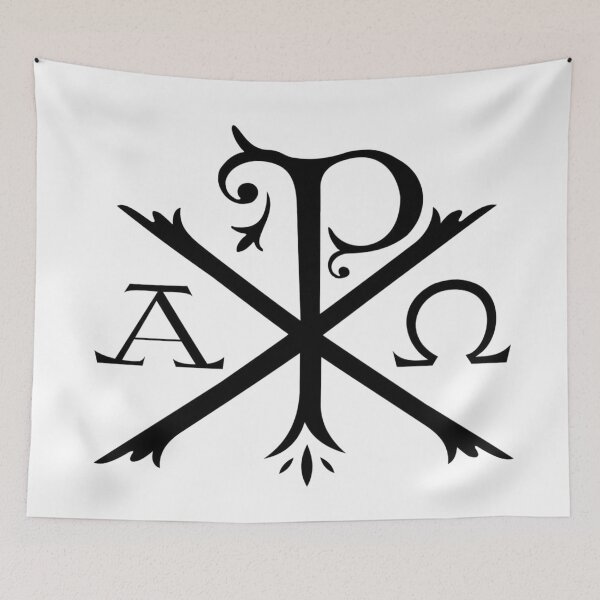 Item preview, Chi Rho Christian Symbol Alpha and Omega designed and sold by bigberzerk.