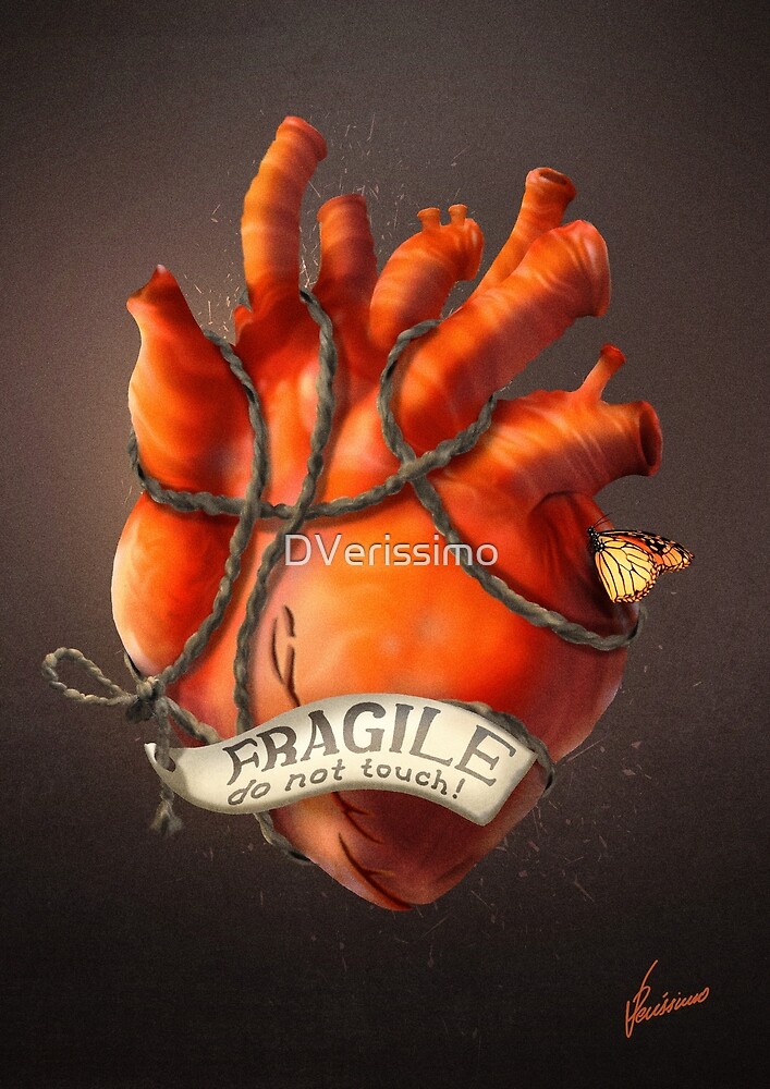 "Fragile Heart" by DVerissimo Redbubble