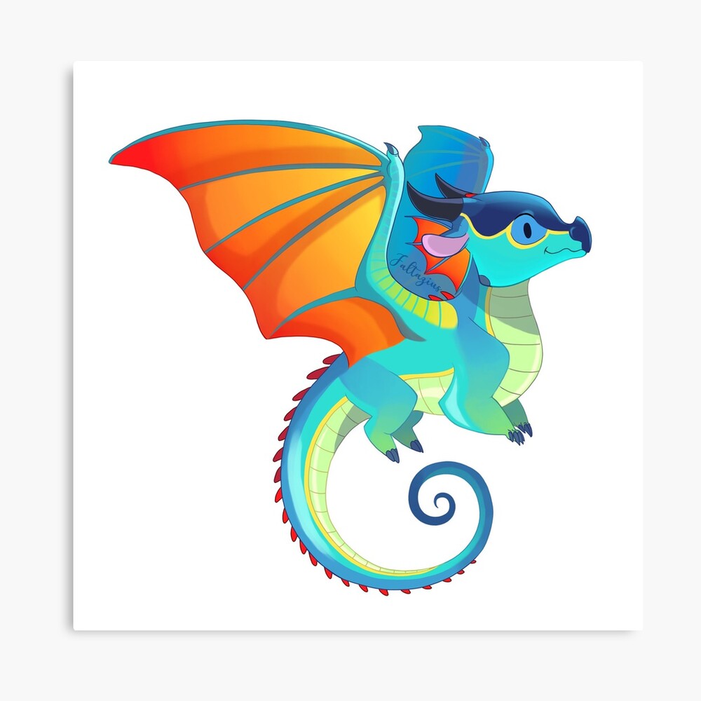 Rainwing Wings Of Fire Photographic Print By Faltazius Redbubble