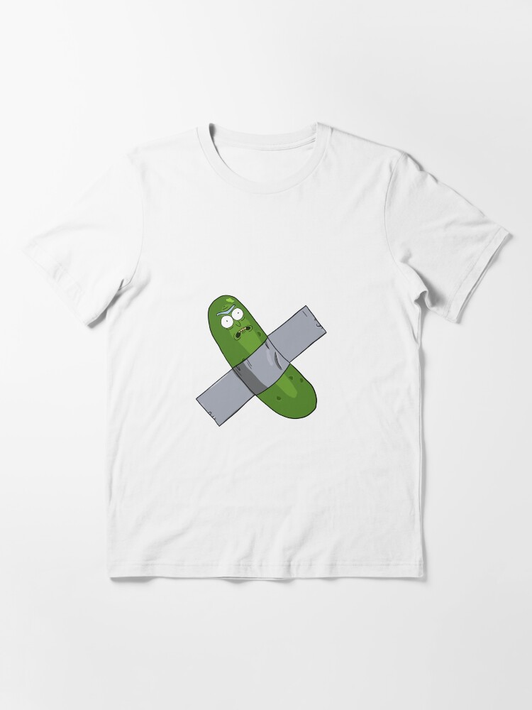 Alternate view of Pickle Rick Modern Art - Rick and Morty Fan Art Essential T-Shirt
