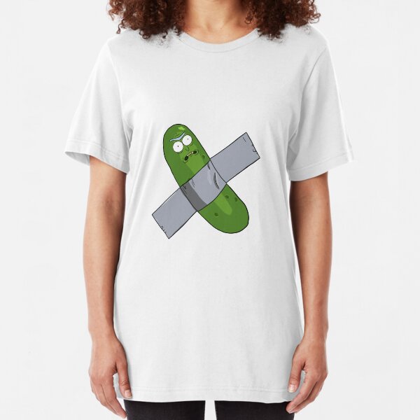 Pickle Rick Modern Art - Rick und Morty Fan Art Slim Fit T-Shirt