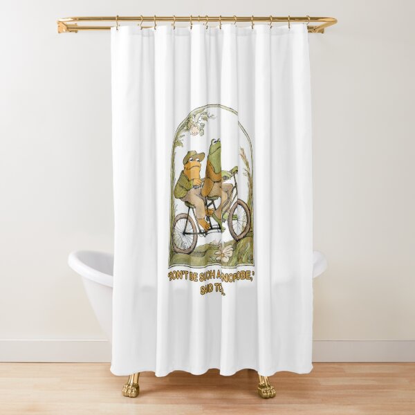 Frog and Toad - Don't be such a xenophobe Shower Curtain for Sale by  helengarvey
