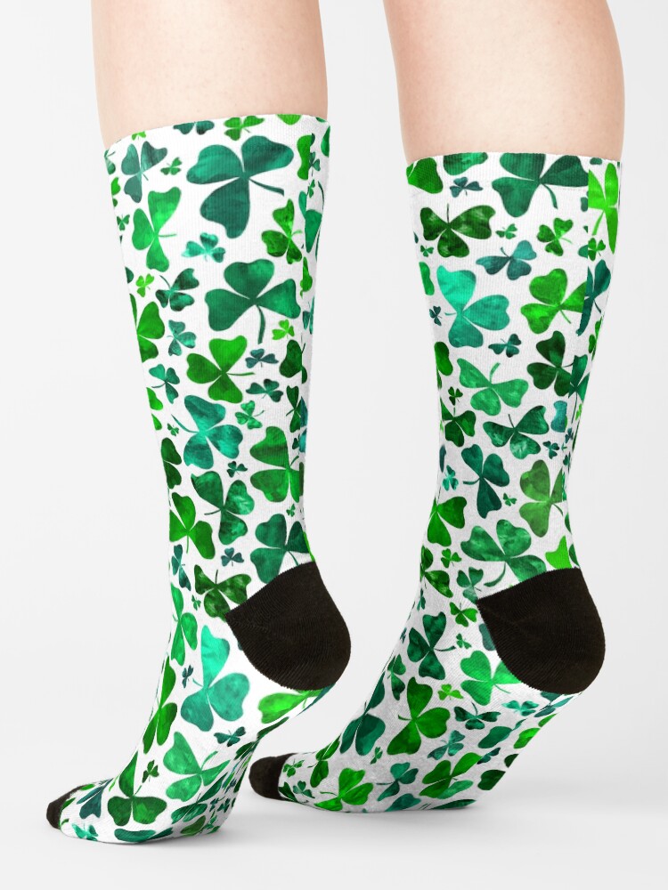 Alternate view of Shamrocks Socks