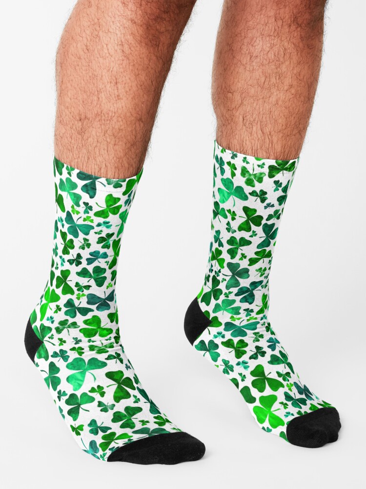 Alternate view of Shamrocks Socks