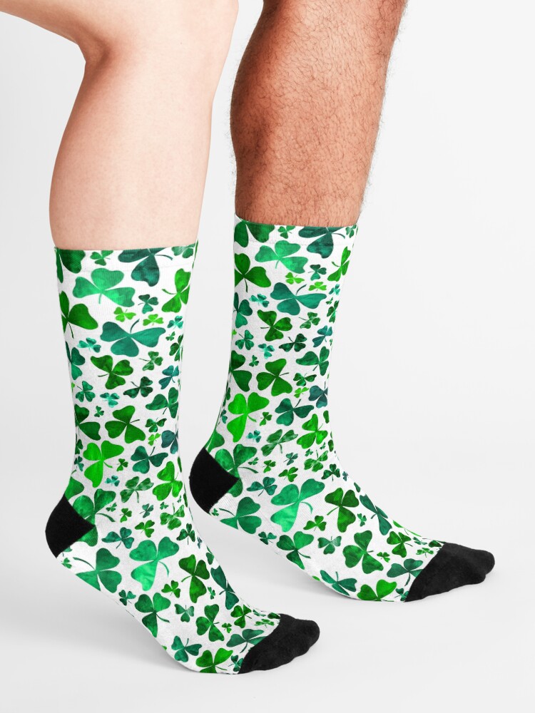 Alternate view of Shamrocks Socks