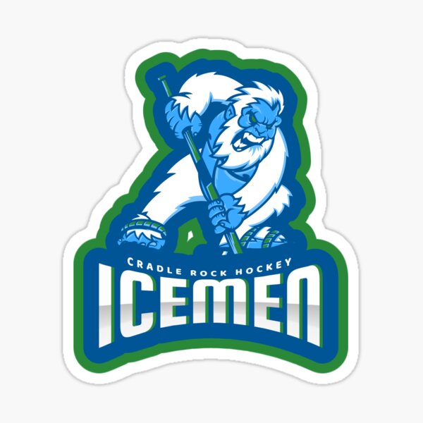 "Cradle Rock Icemen Ice Hockey Team Logo" Sticker for Sale by