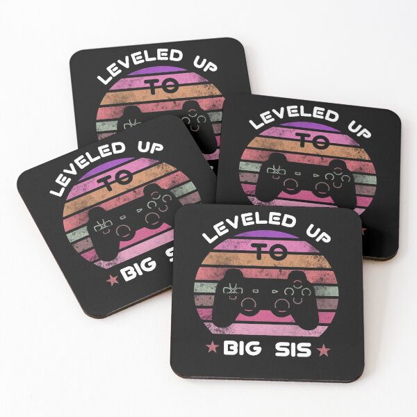Item preview, Leveled Up To big sister - sister Gift designed and sold by SaraDarwish.