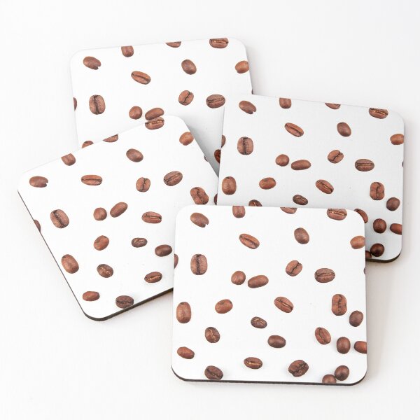 Item preview, Roasted Coffee Beans Against White Background designed and sold by nenovimages.