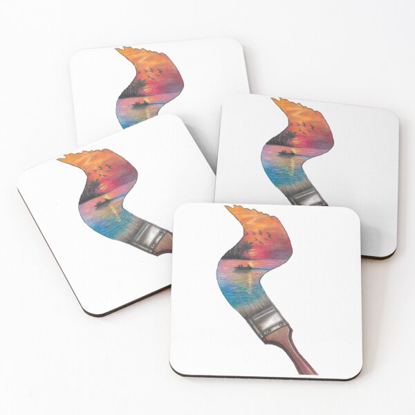 Item preview, Hand drawn - A stroke of sunset designed and sold by Ocean-Arts.