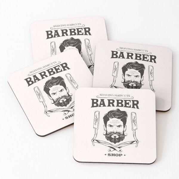 Item preview, BARBER SHOP LOGO designed and sold by Colourfultree INDIA.