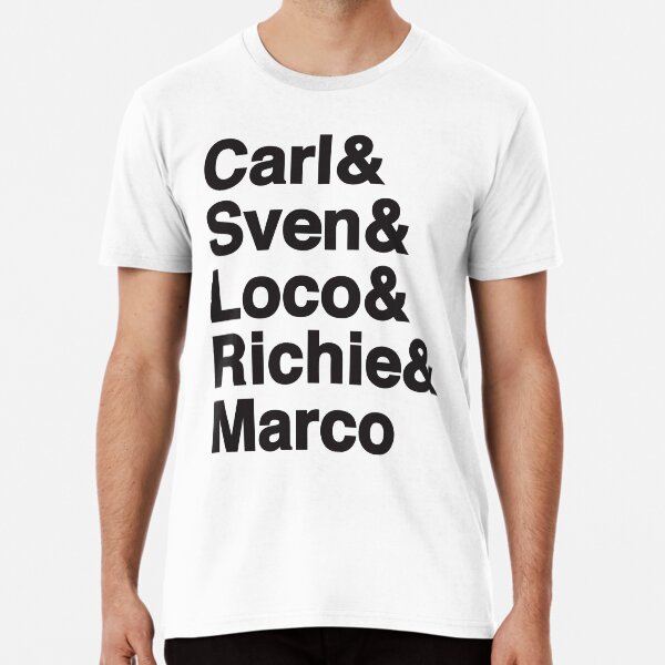 Techno Kings, Carl, Sven, Loco, Richie and Marco - Designed for Techno lovers Premium T-Shirt