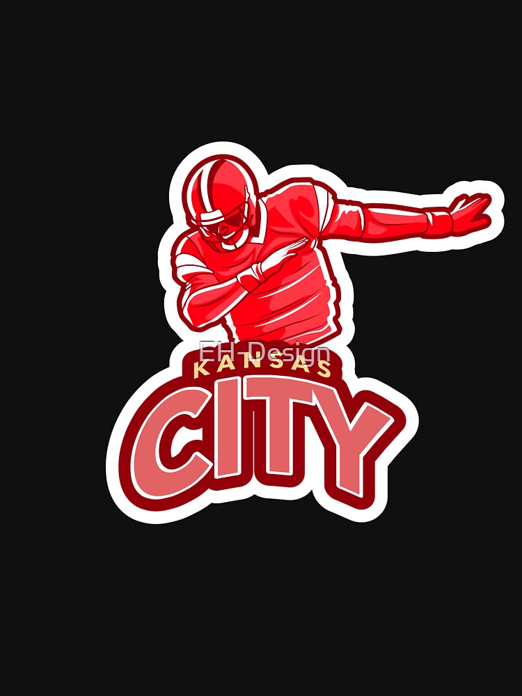 Dabbing Kansas City Football von EH-Design
