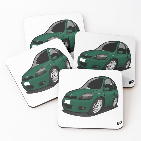 Item preview, cjtoons - green yaris designed and sold by Cjtoons.
