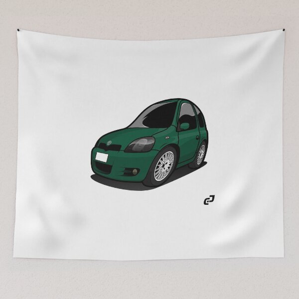 Item preview, cjtoons - green yaris designed and sold by Cjtoons.