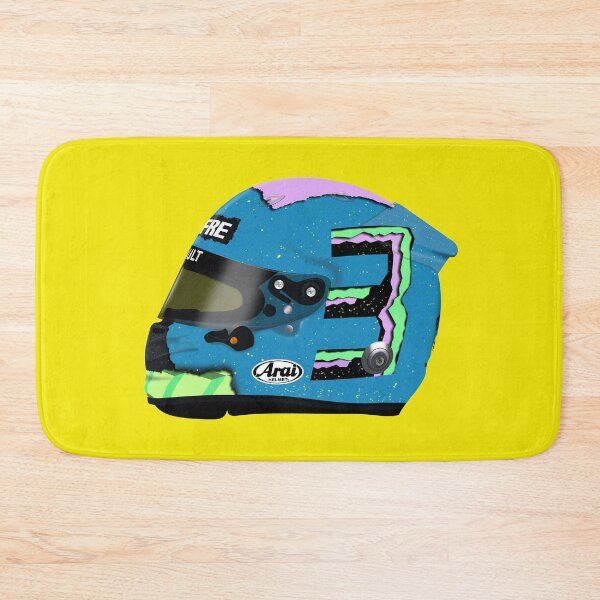 Item preview, Daniel Ricciardo - 2019 Helmet Left side (no text) designed and sold by JageOwen.