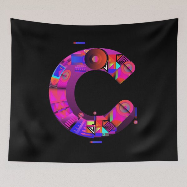 Item preview, Colorful Alphabet, Letter C designed and sold by Space-Bug.