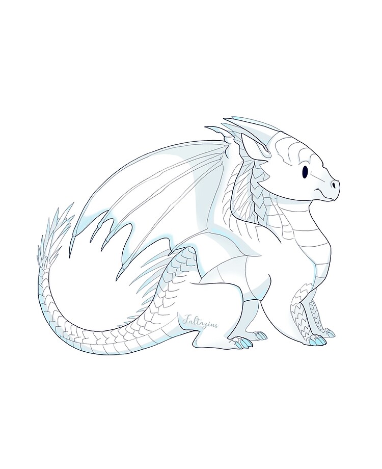 Icewing Wings Of Fire Ipad Case Skin By Faltazius Redbubble