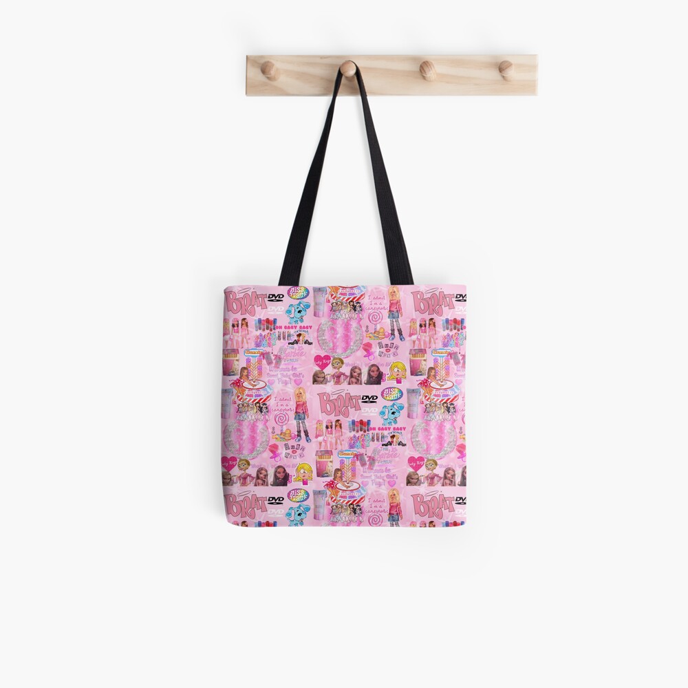 Danceemangoos Cute Tote Bags Aesthetic Tote Bag Aesthetic Y2K Bag Canvas Tote Bag Y2K Accessories Y2K Purse, Adult Unisex, Size: Large, Blue