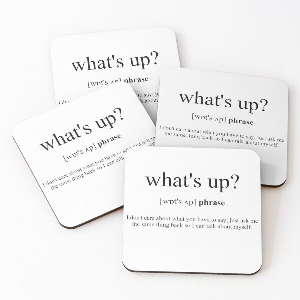 Item preview, What's Up? Definition | Dictionary Collection designed and sold by Designschmiede.