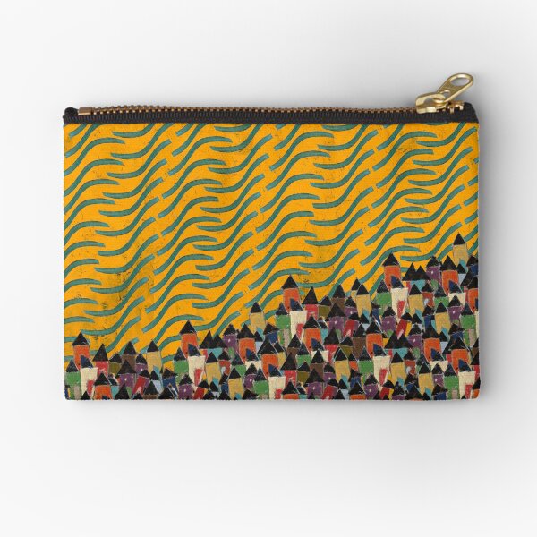 Fisherman's Village - Saffron Zipper Pouch