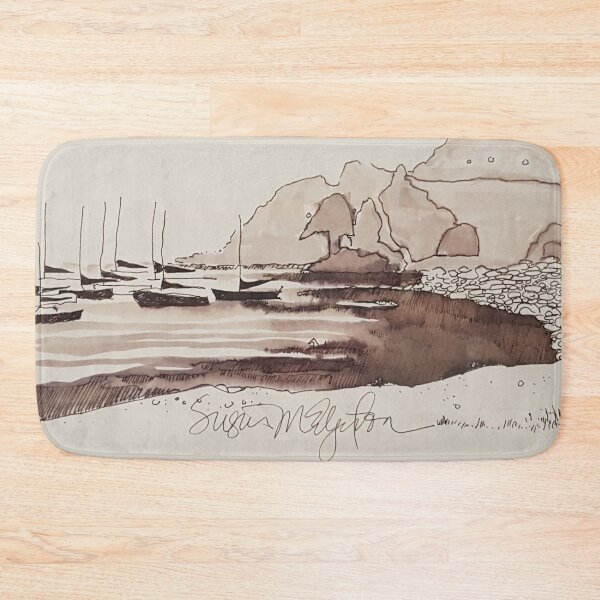Item preview, Boats in the Harbor designed and sold by WatersEdgeGal.