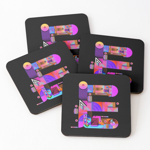 Item preview, Colorful Alphabet, Letter E designed and sold by Space-Bug.