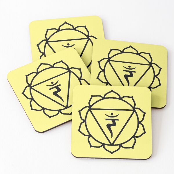 Item preview, The Solar Plexus Chakra Manipura Yellow Yoga Reiki Meditation Symbols designed and sold by Michallandsberg.