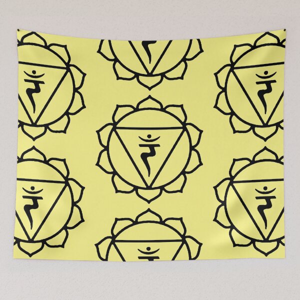 Item preview, The Solar Plexus Chakra Manipura Yellow Yoga Reiki Meditation Symbols designed and sold by Michallandsberg.