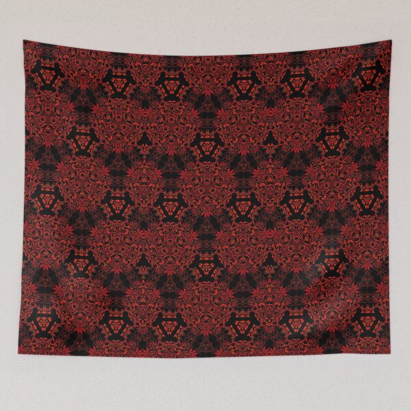 Item preview, Camaïeu Red Kaleidoscope, motif 6, by Bennydoscope designed and sold by Bennydoscope.
