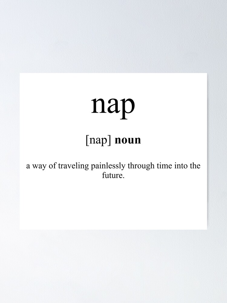 nap-definition-dictionary-collection-poster-for-sale-by