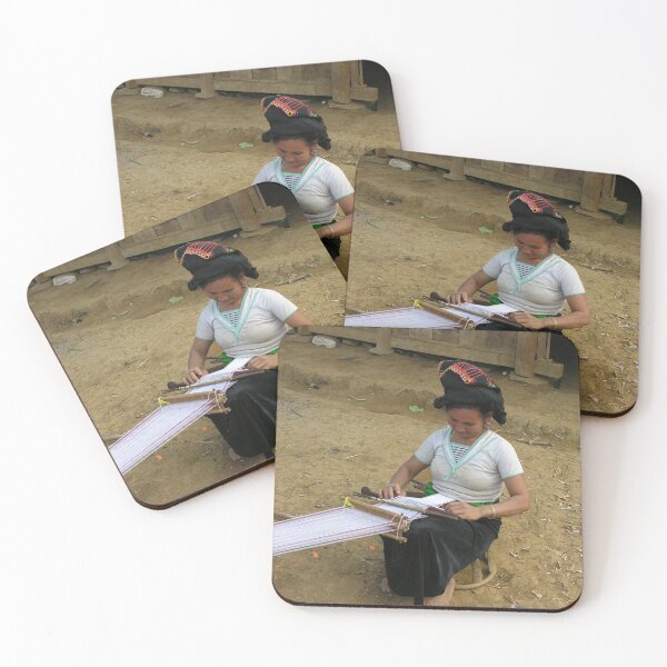 Item preview, Vietnamese Woman Waving Traditional Loom designed and sold by worldways.