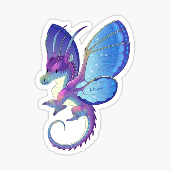 Aile de Soie Les Royaumes de Feu Sticker