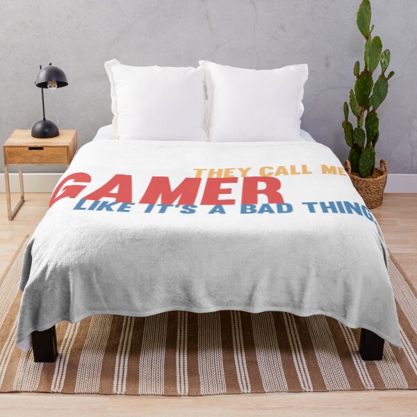 Item preview, They call me gamer like it's a bad thing retro gamer designed and sold by IzzNajs.