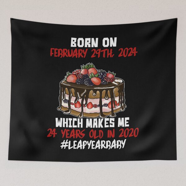 Item preview, 1924 - 2 4- 42 Years Old BERRY CAKE #leapyearbaby Funny Leaper Leapling Leap Year Birthday Gifts, Shirts, Tshirts designed and sold by GabiBlaze.