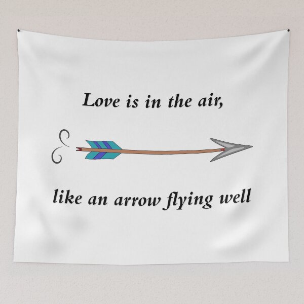Item preview, Love is in the air, like an arrow flying well designed and sold by archerylife.