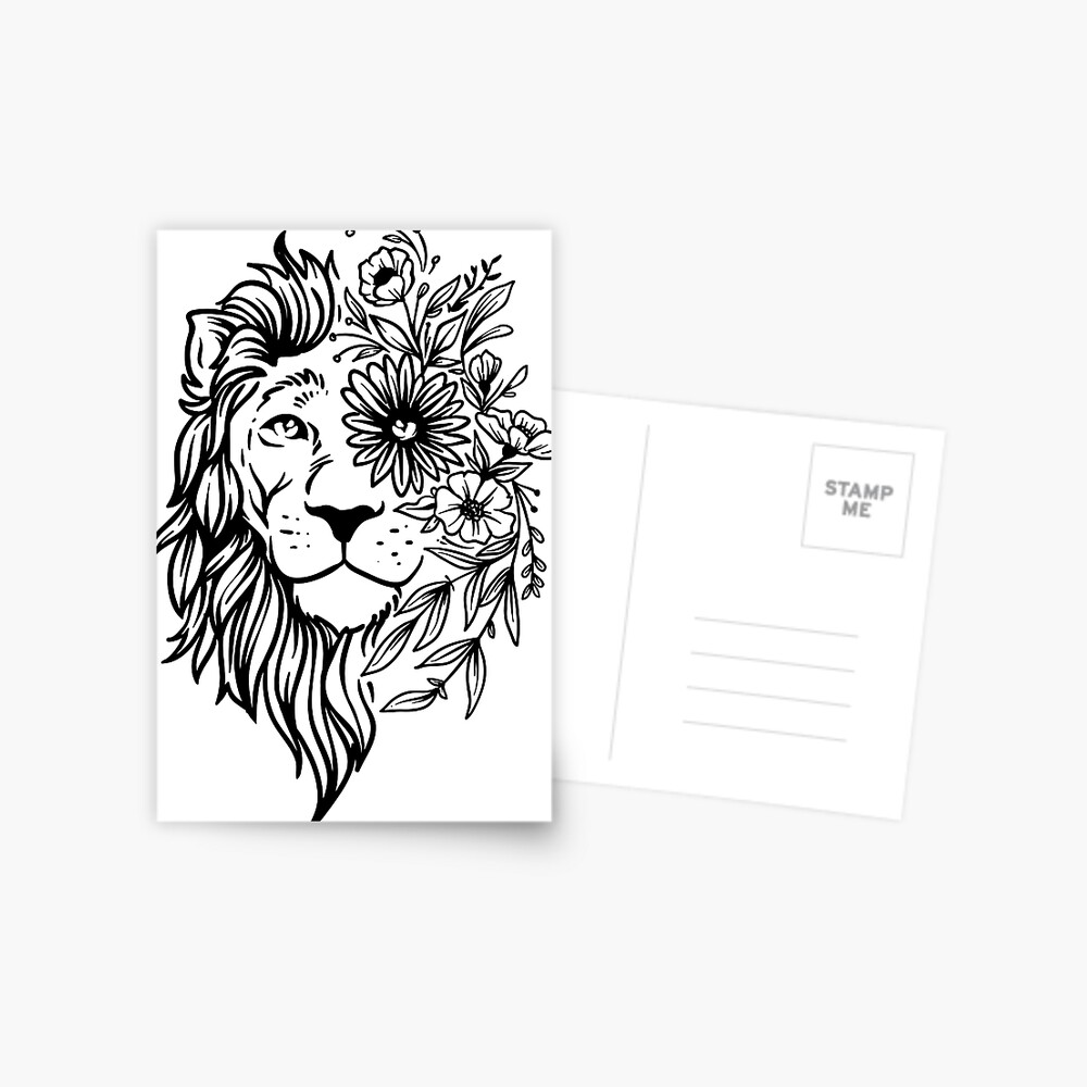 Free Free Lion Flower Svg 429 SVG PNG EPS DXF File