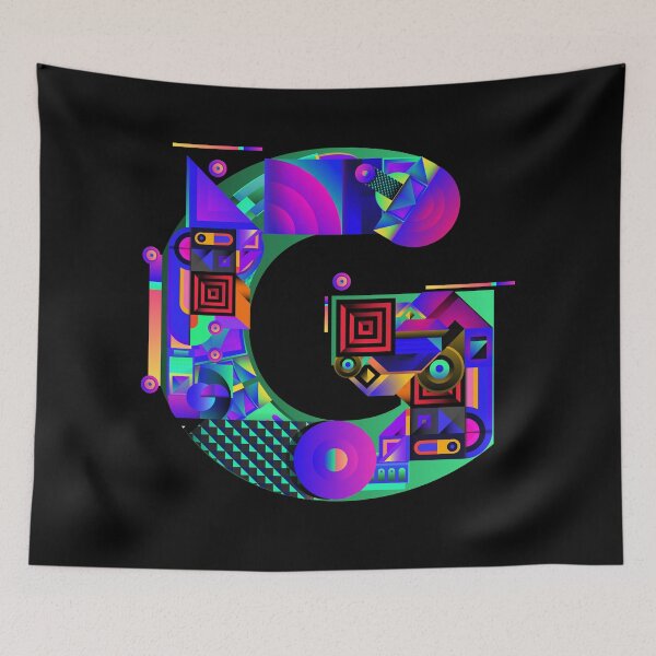 Item preview, Colorful Alphabet, Letter G designed and sold by Space-Bug.
