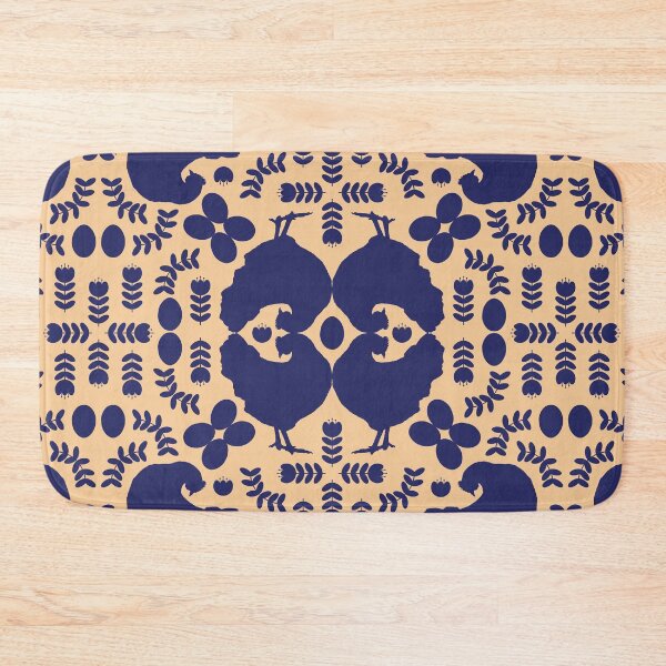 Item preview, Blue Chicken and Egg Pattern designed and sold by Rachael Martin.