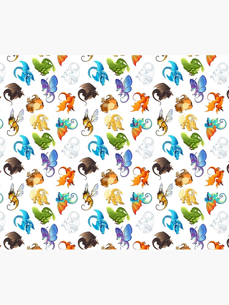 Thumbnail 2 of 2, Duvet Cover, Wings of Fire Pattern designed and sold by Faltazius.