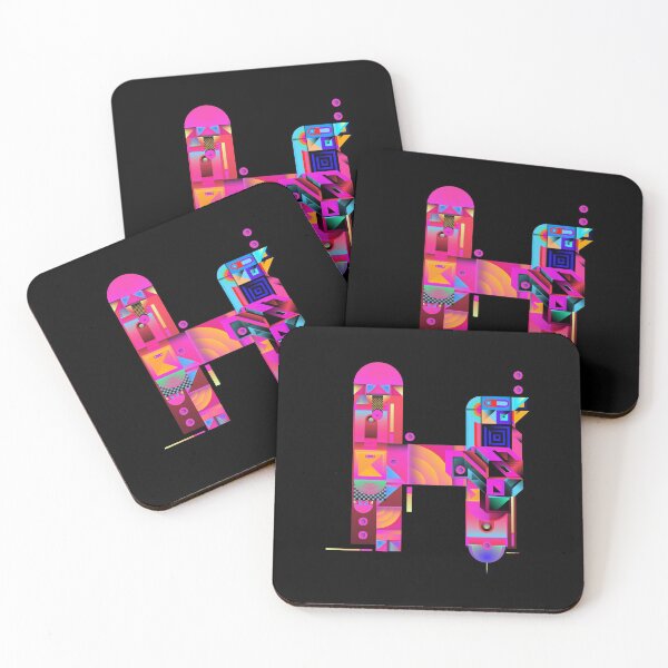 Item preview, Colorful Alphabet, Letter H designed and sold by Space-Bug.