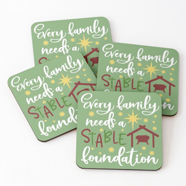 Item preview, Toda familia necesita una fundación estable Cristiana Religiosa Navidad designed and sold by kiwi91.