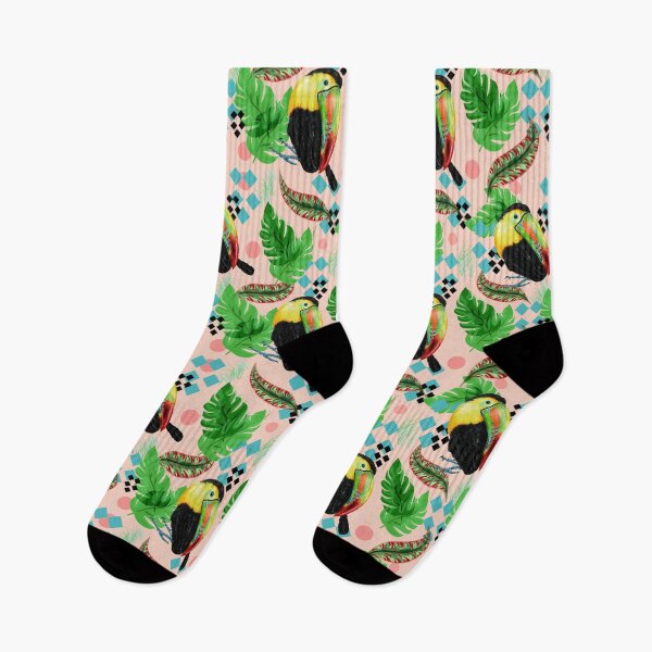 Item preview, Tropical Toucan in Coral Peach designed and sold by Sharon Schwalbe.