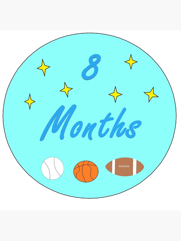 Months Baby Month Sticker