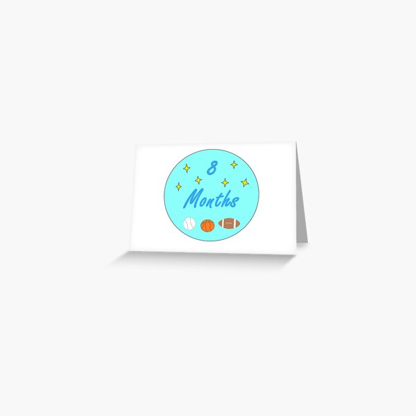 Carte De Vœux 7 Mois Bebe Mois Autocollant Par Superchele Redbubble Carte De Vœux 7 Mois Bebe Mois Autocollant Par Superchele Redbubble