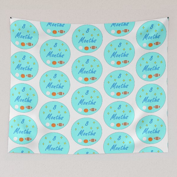 Item preview, 8 Months Baby Month Sticker designed and sold by superchele.