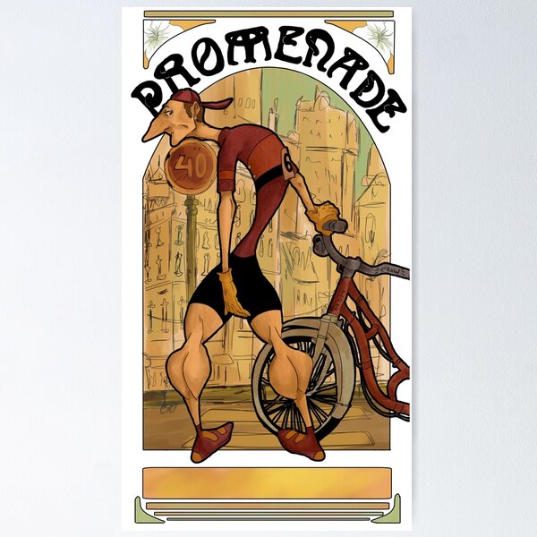 Item preview, The Triplets of Belleville - The Cyclist designed and sold by LolitaCrow.