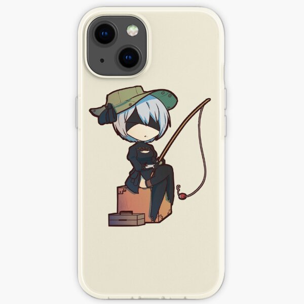 Fisherandroid 2B iPhone Soft Case