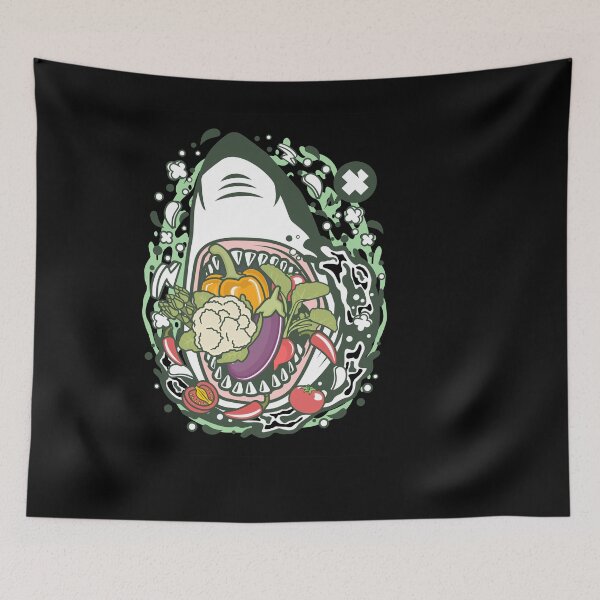 Item preview, Shark Vegetable Vegan gift designed and sold by Blameit97.