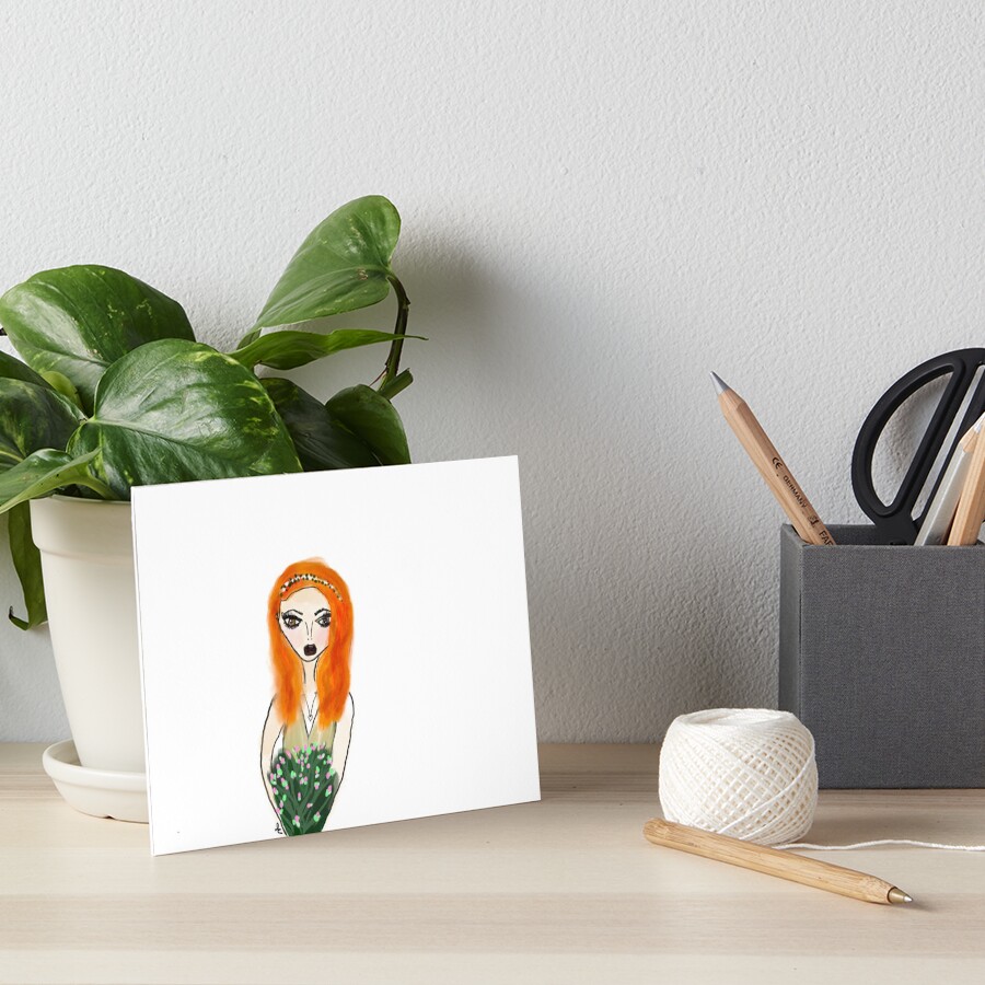 Item preview, Art Board Print designed and sold by HausofDolls.