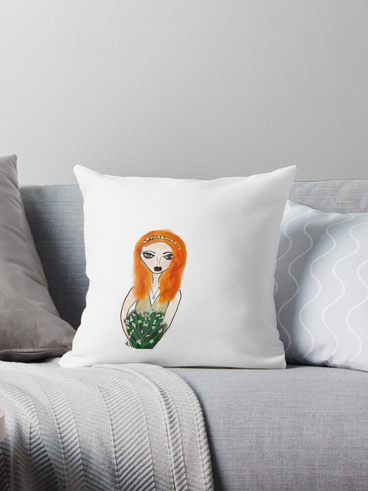 Item preview, Throw Pillow designed and sold by HausofDolls.